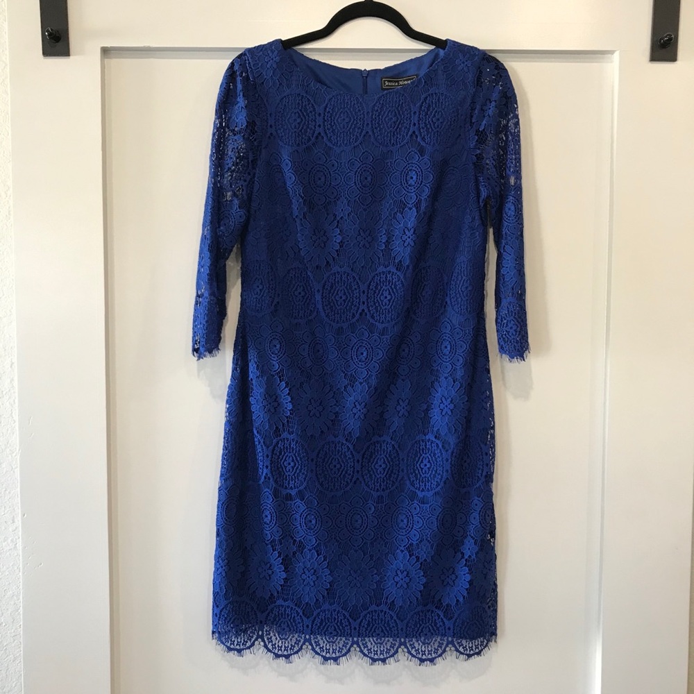 Jessica Howard Dress Lace overlay